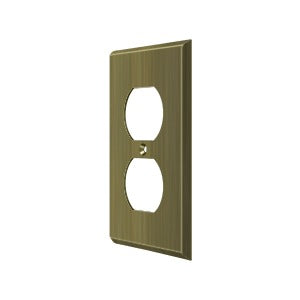 Deltana Switch Plate, Double Outlet