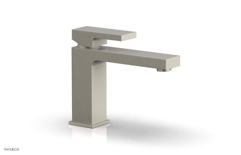 Phylrich STRIA Single Hole Lavatory Faucet, Low - Blade Handle