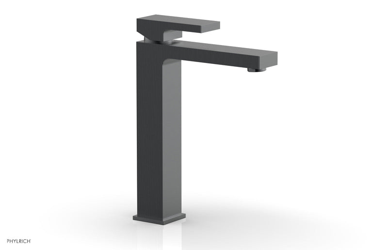 Phylrich STRIA Single Hole Lavatory Faucet, Tall - Blade Handle