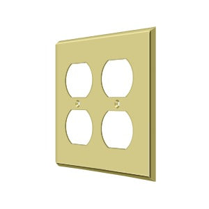 Deltana Switch Plate, Quadruple Outlet