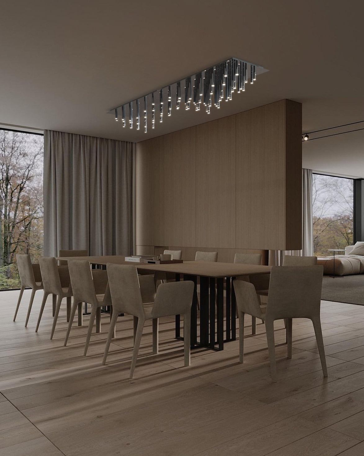 dark reflex chandelier