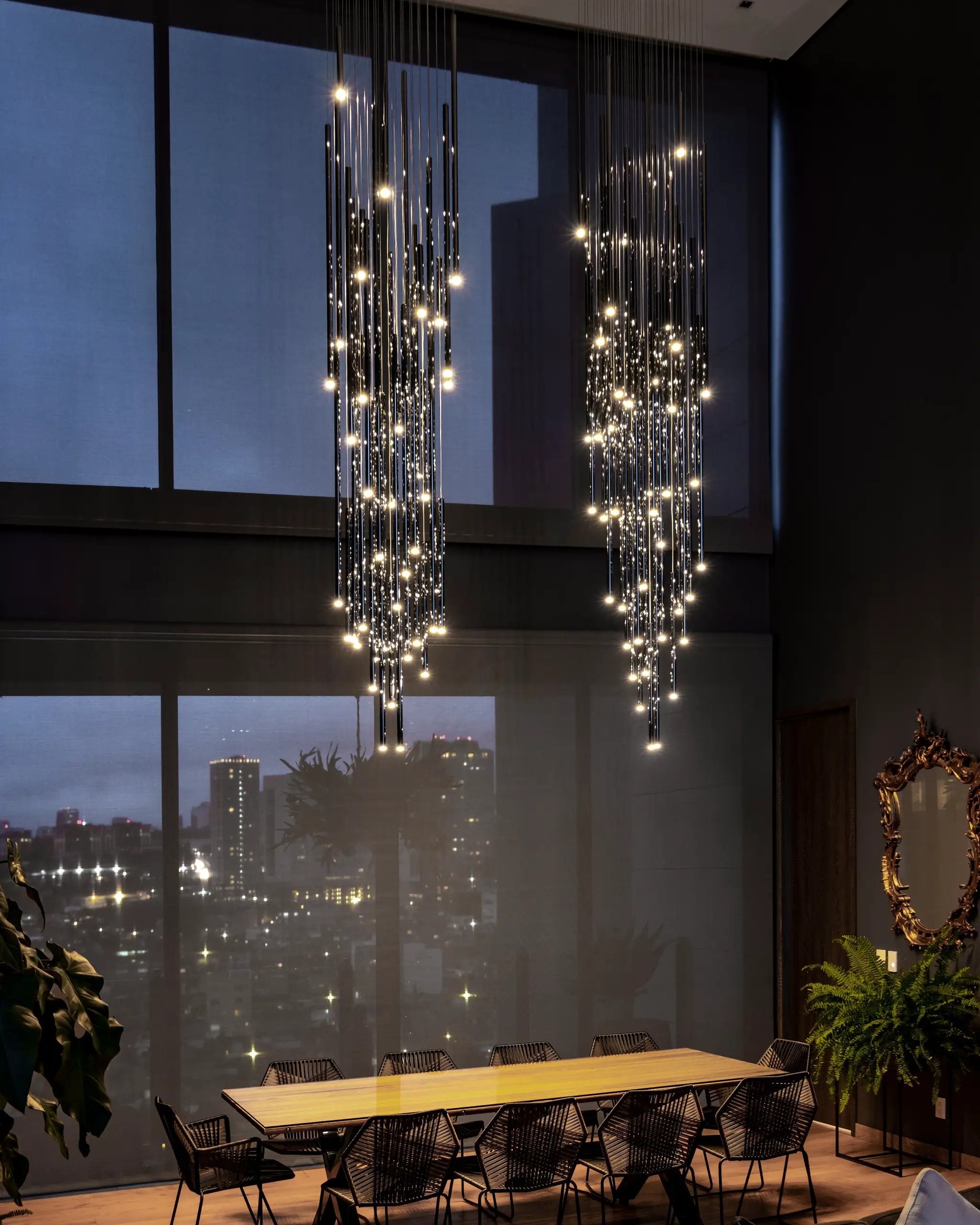 dark reflex chandelier