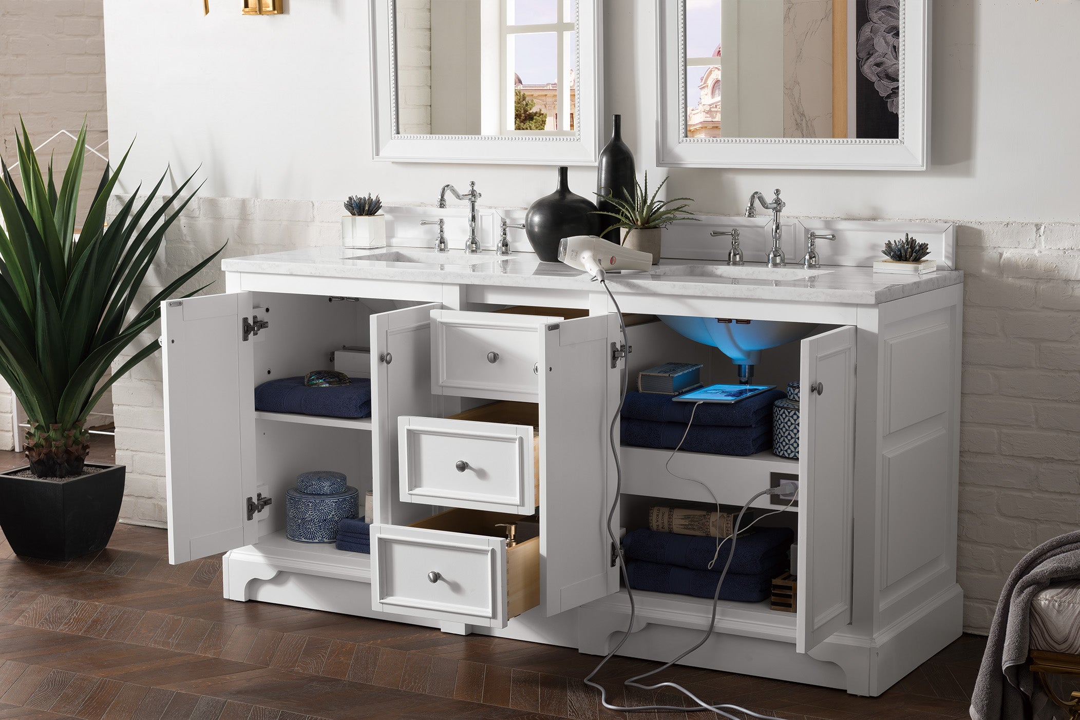 arctic fall solid surface top vanity