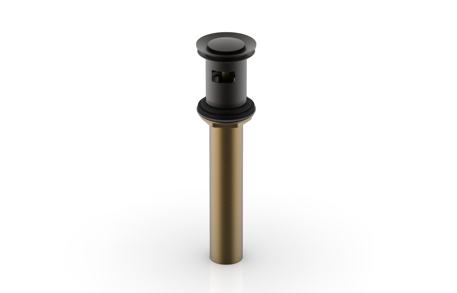 Phylrich Push To Close Drain with Overflow - Oil Rubbed Bronze