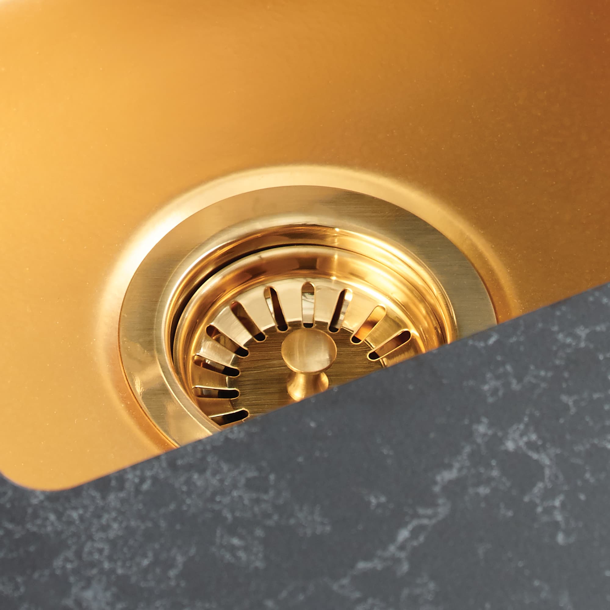 brushed gold tub accessories