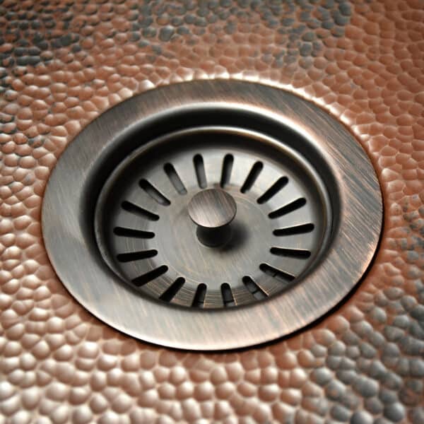 oil rubbed bronze sink drain strainer