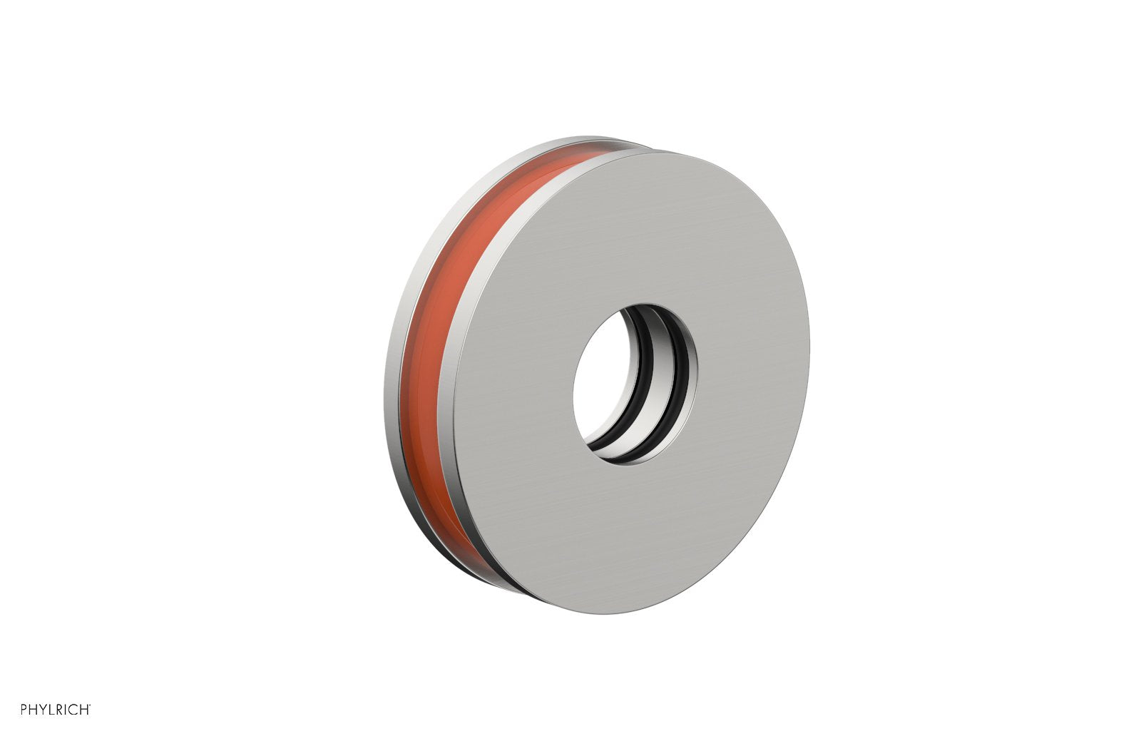 Phylrich Round Flange with "Orange" Accent