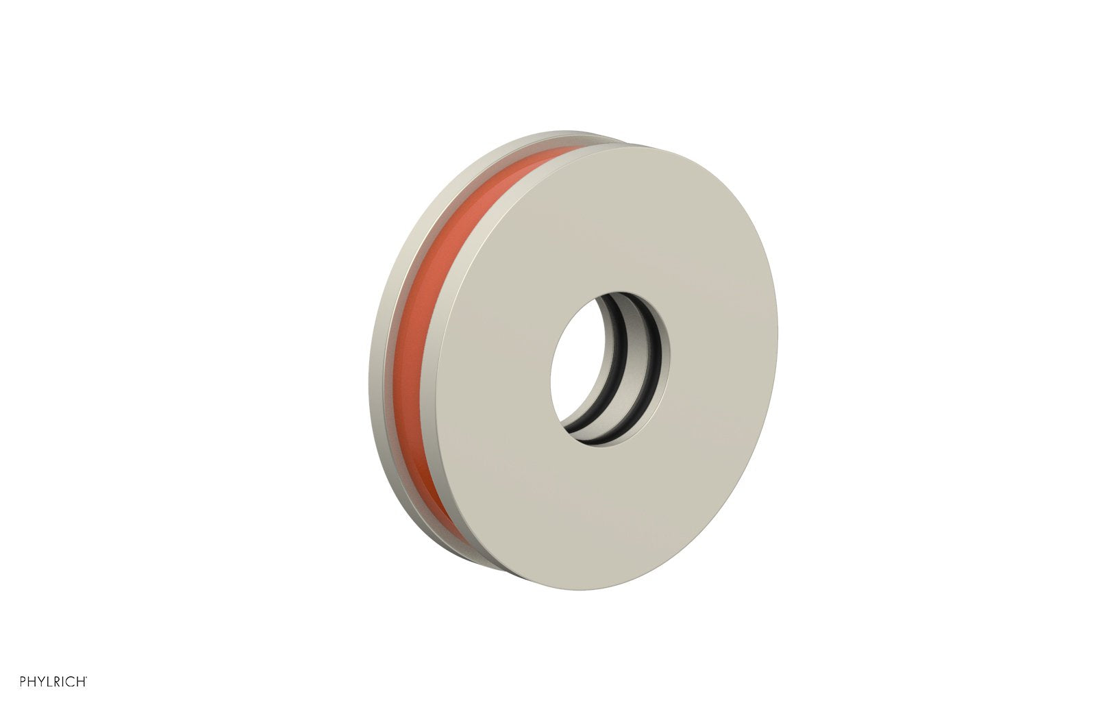 Phylrich Round Flange with "Orange" Accent