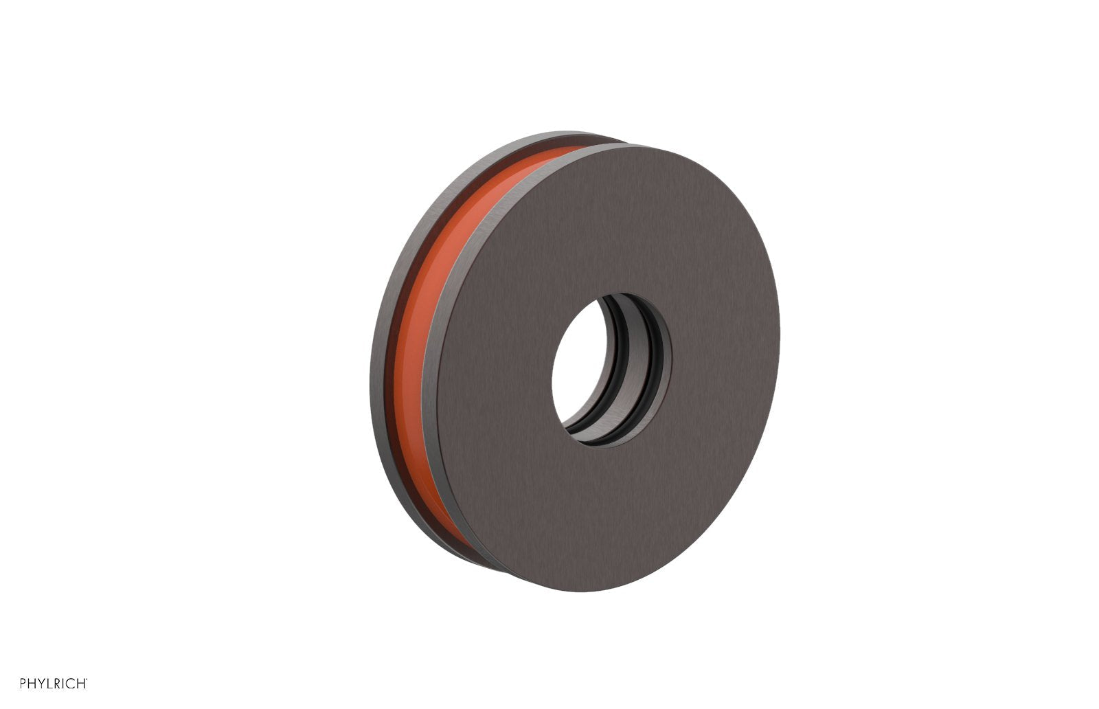 Phylrich Round Flange with "Orange" Accent