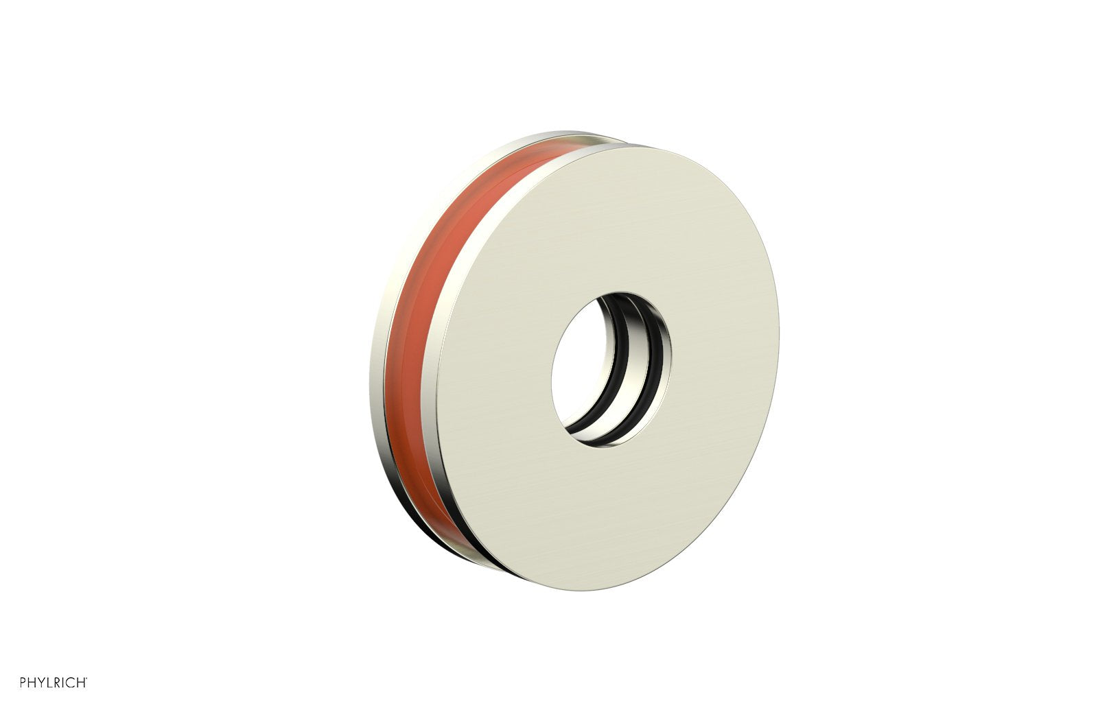 Phylrich Round Flange with "Orange" Accent