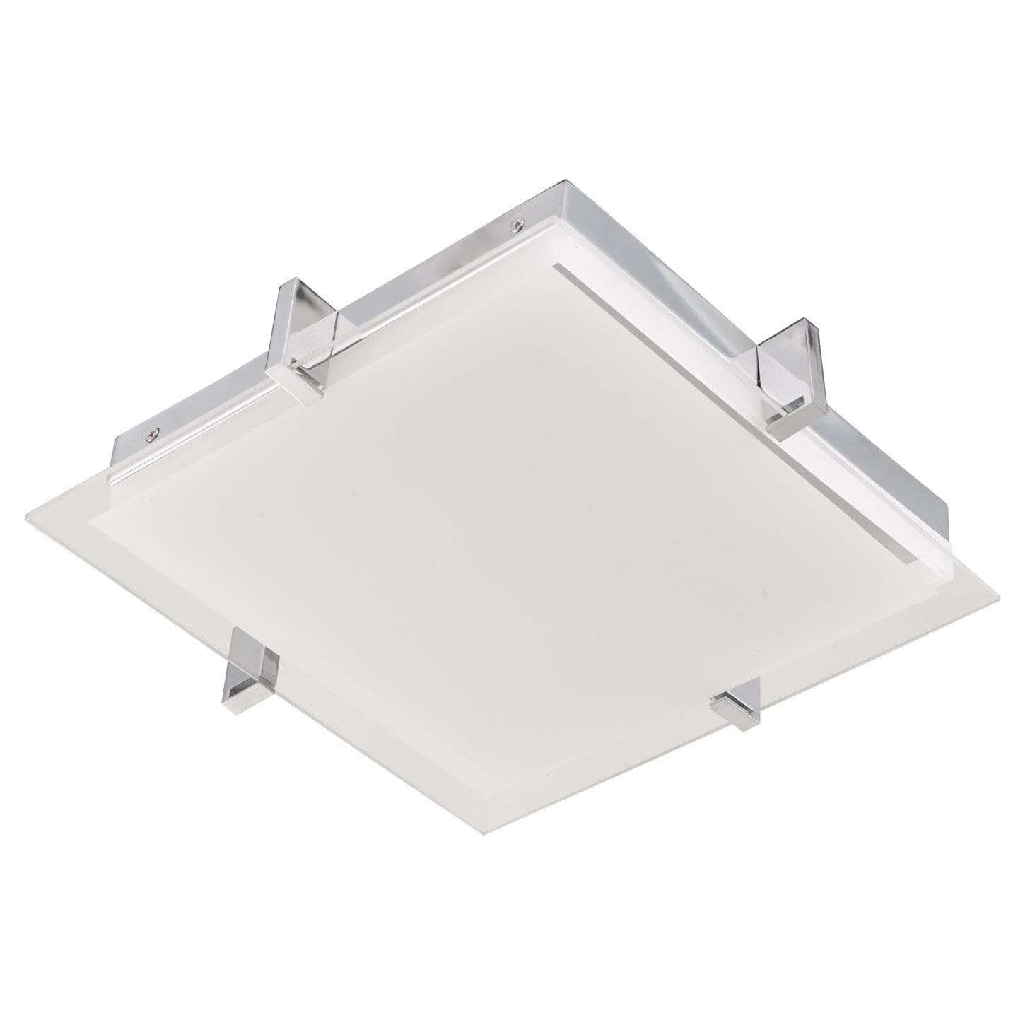 Abra Lighting Matrix Flat Square Glass Low profile Flushmount