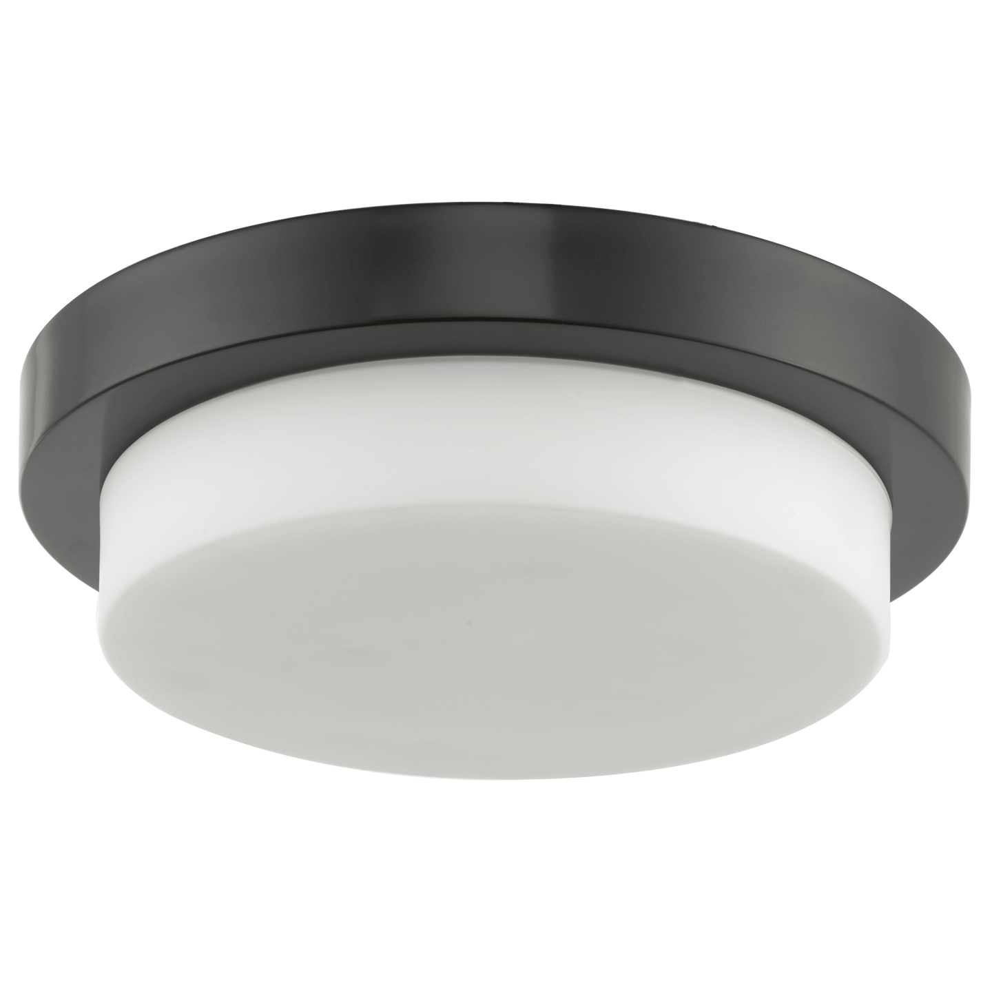 Abra Lighting Step 11" Stepped Opal Glass Flushmount with High Output Dimmable LED