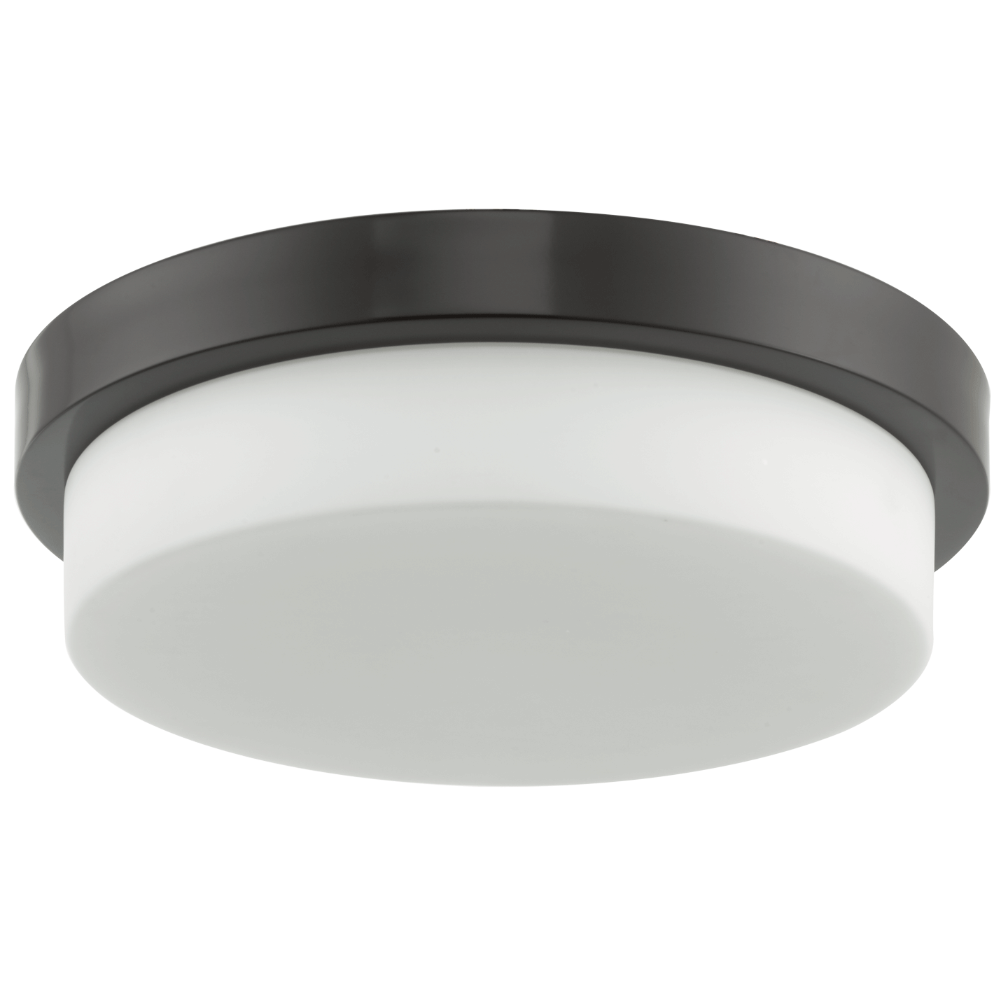 Abra Lighting Step 13" Stepped Opal Glass Flushmount with High Output Dimmable LED