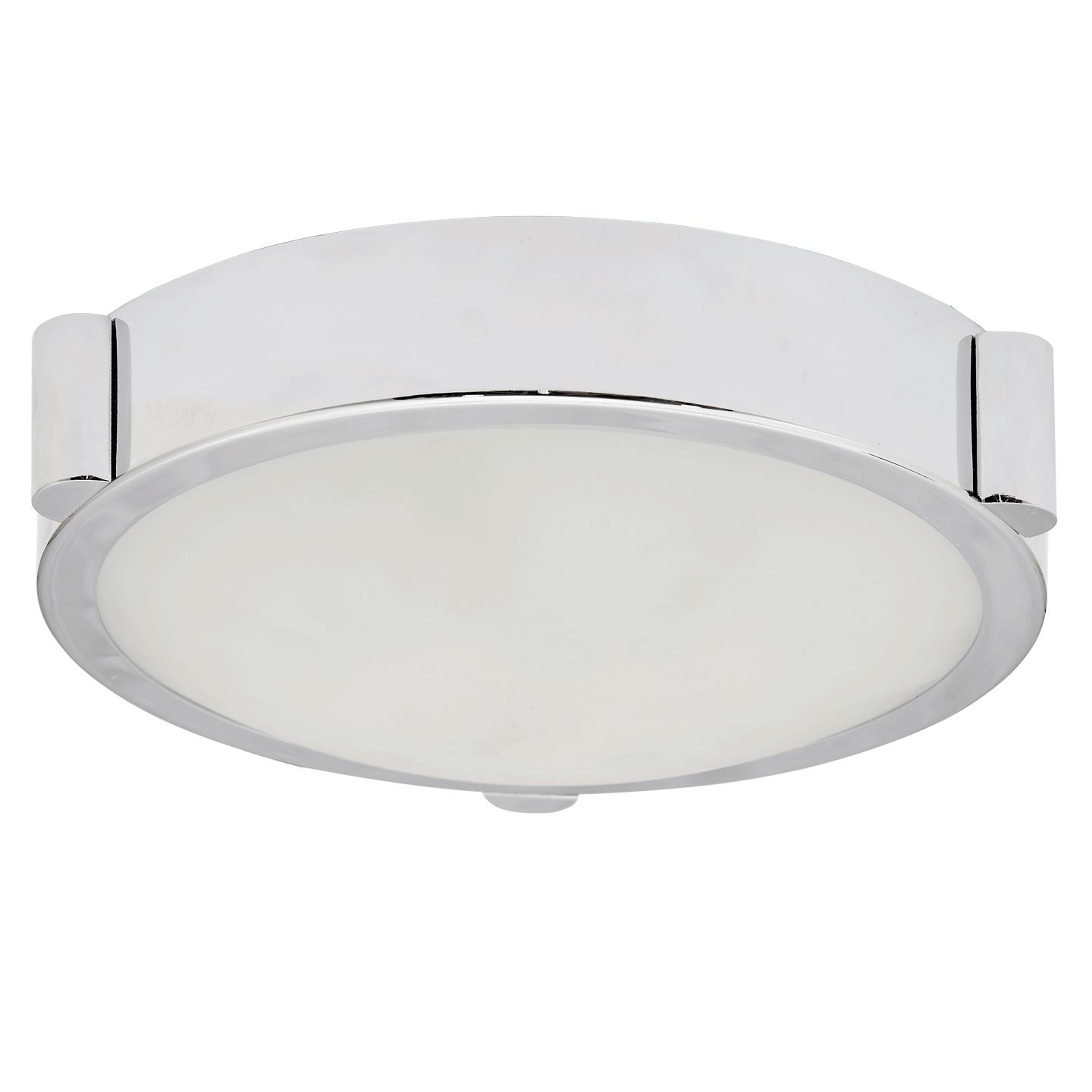 Abra Lighting Halo 8" Low Profile Frosted Glass Flushmount with High Output Dimmable LED