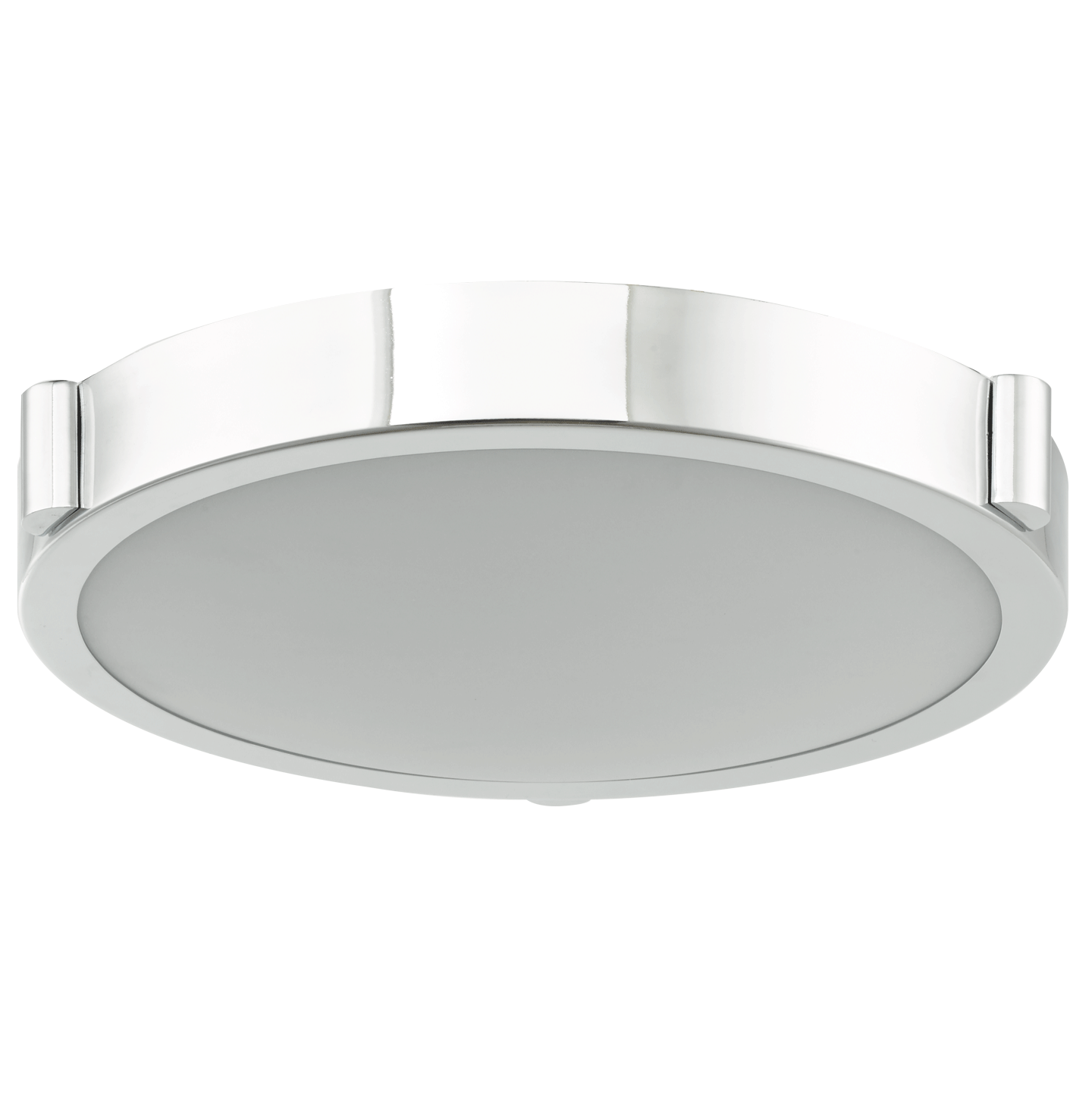 Abra Lighting Halo 11" Low Profile Frosted Glass Flushmount with High Output Dimmable LED