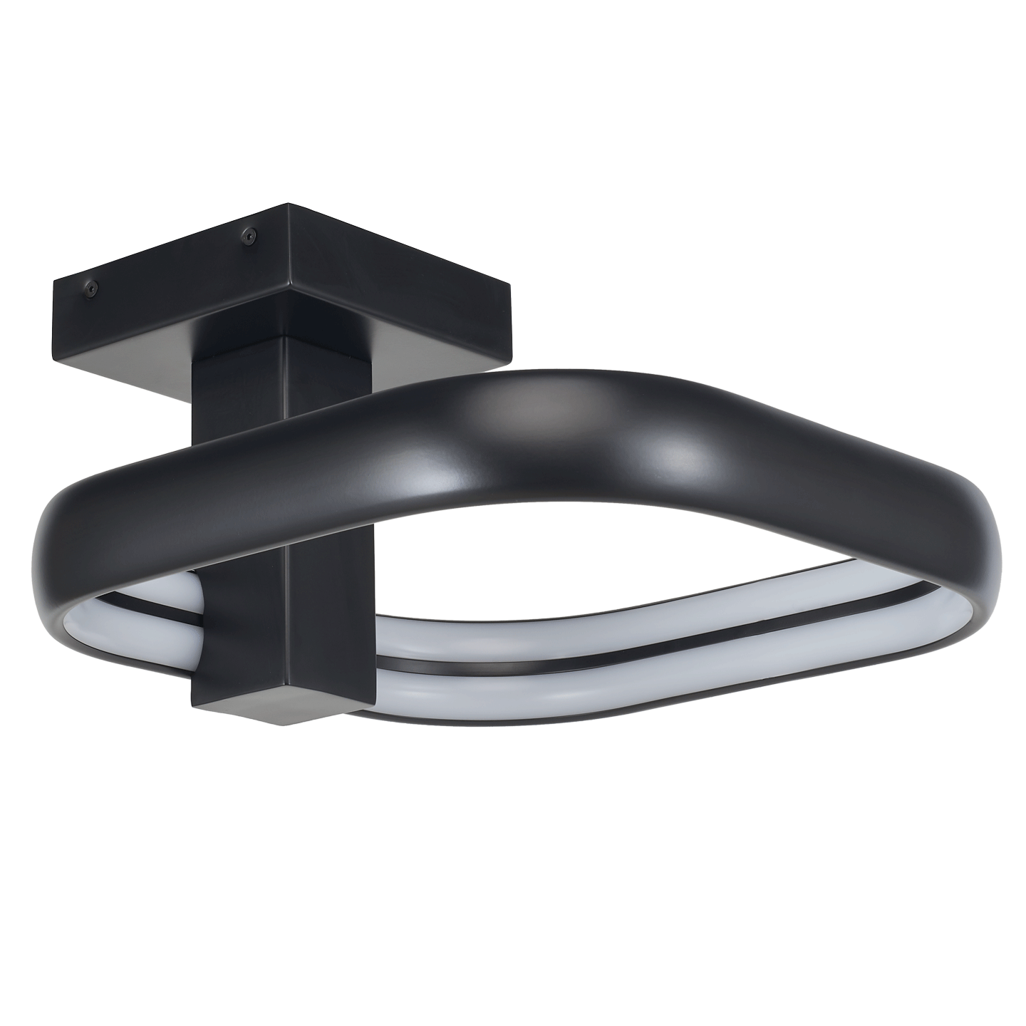 Abra Lighting Rave Dual LED Off-Set Square Semi-Flushmount