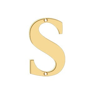 Deltana 4" Residential Letter S