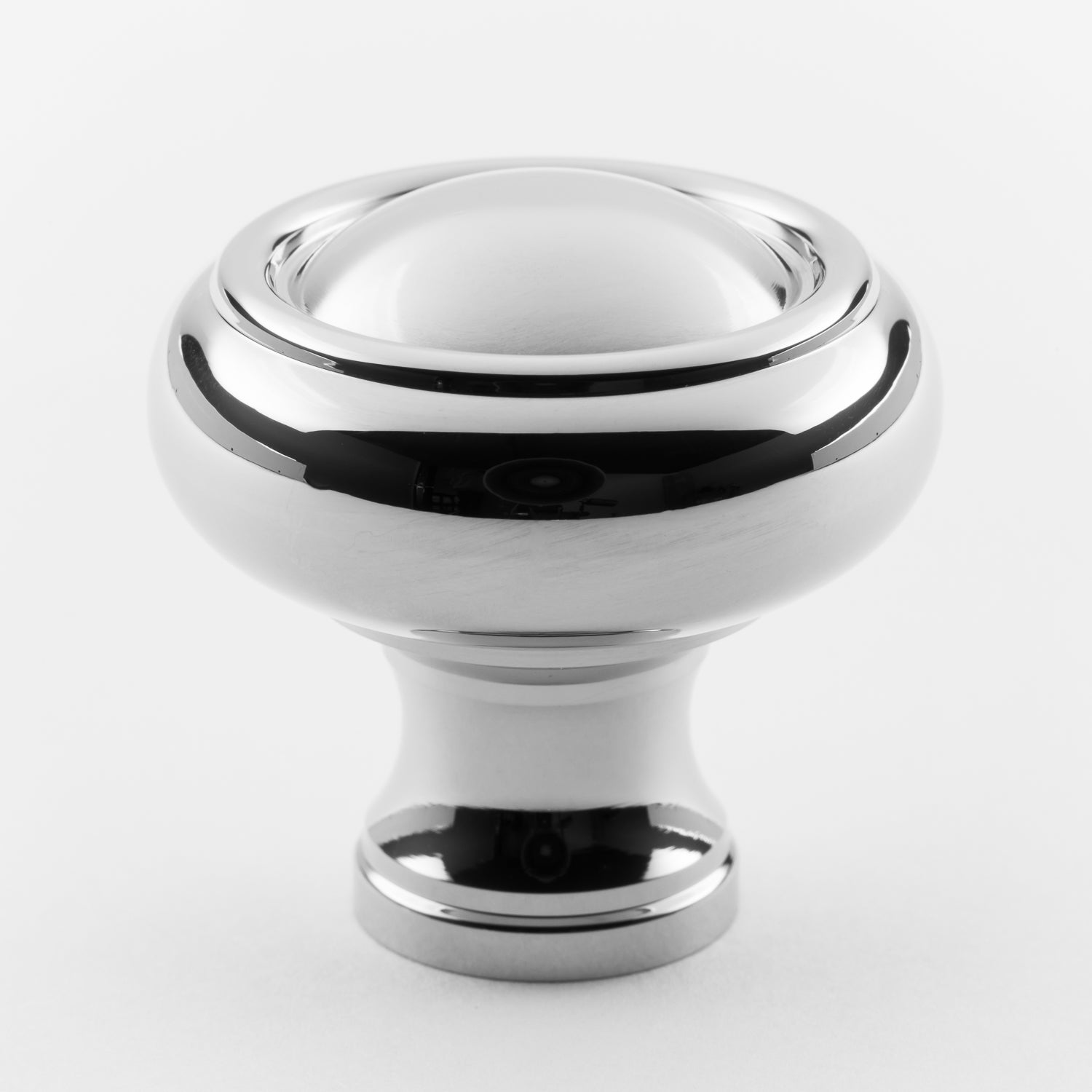 polished chrome knob