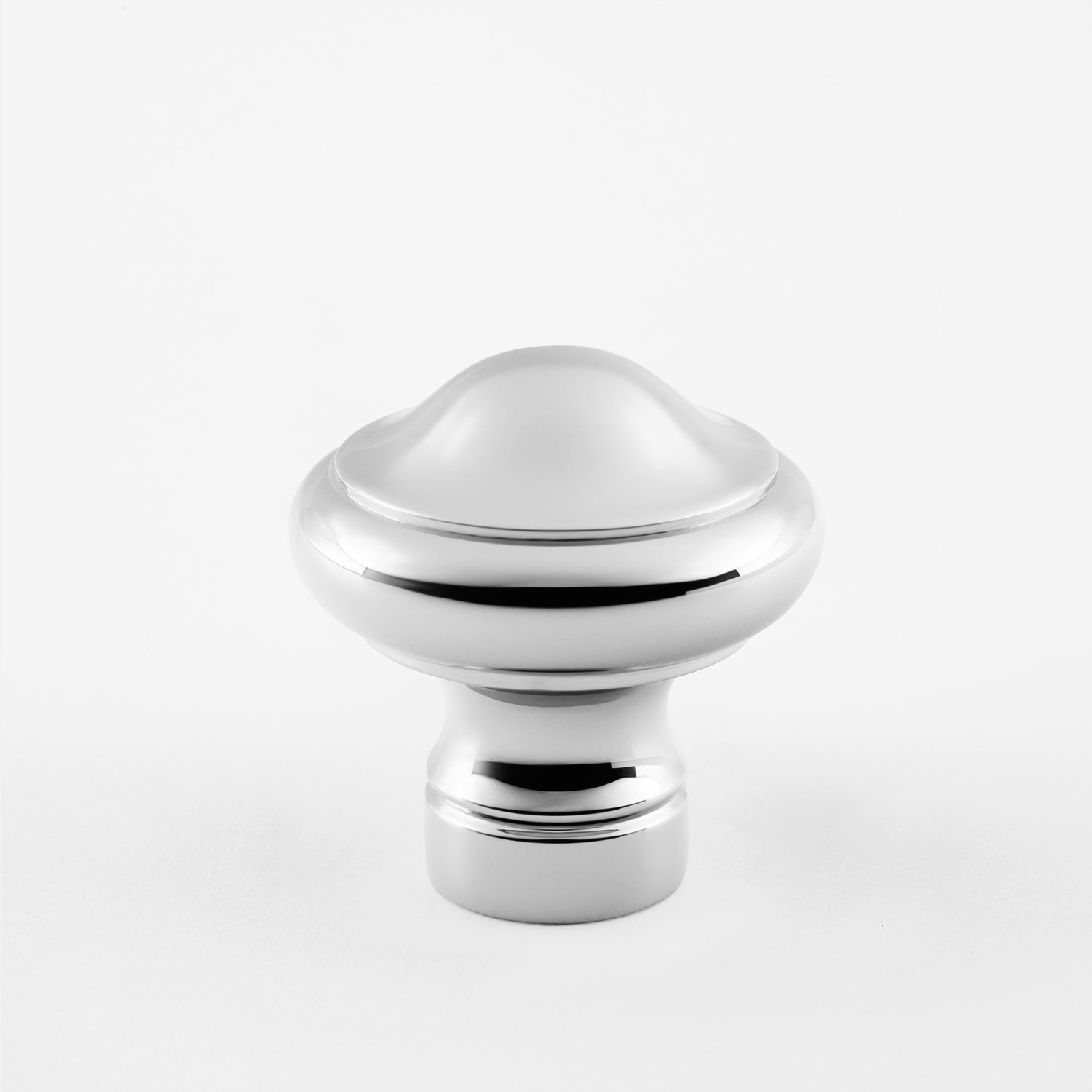 polished chrome knob