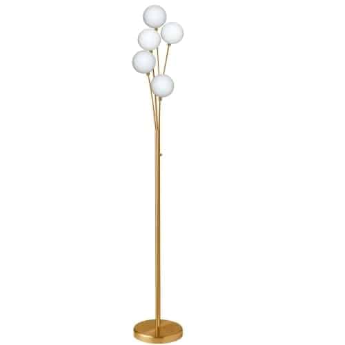 Dainolite 5 Light Incandescent Floor Lamp