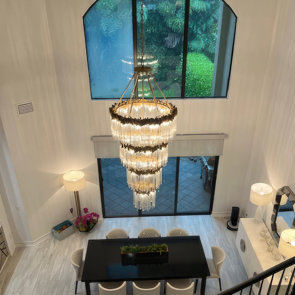 havana gold chandelier