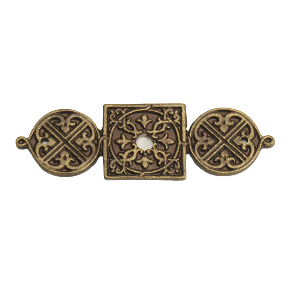 antique brass towel holder