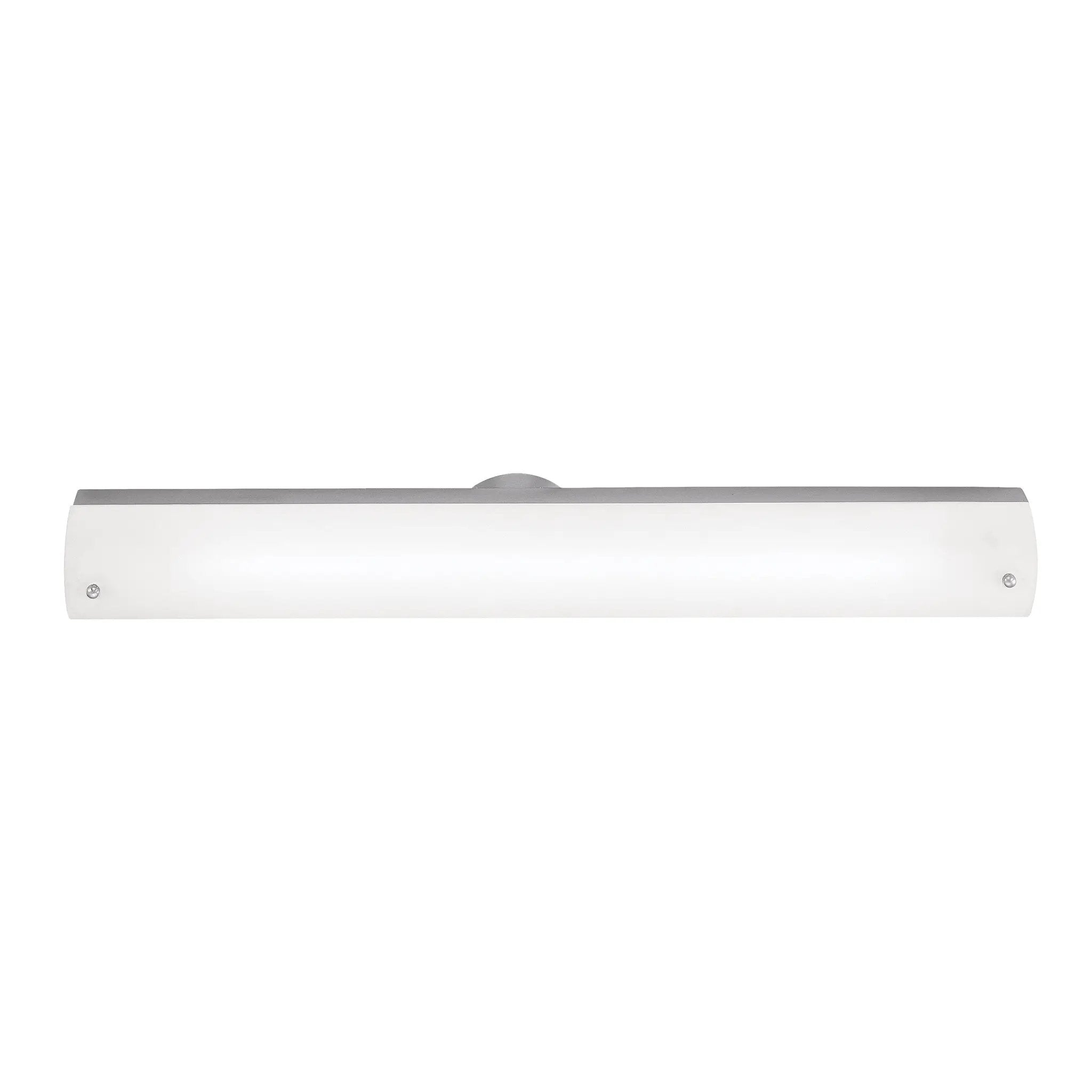 brushed steel led vanity
