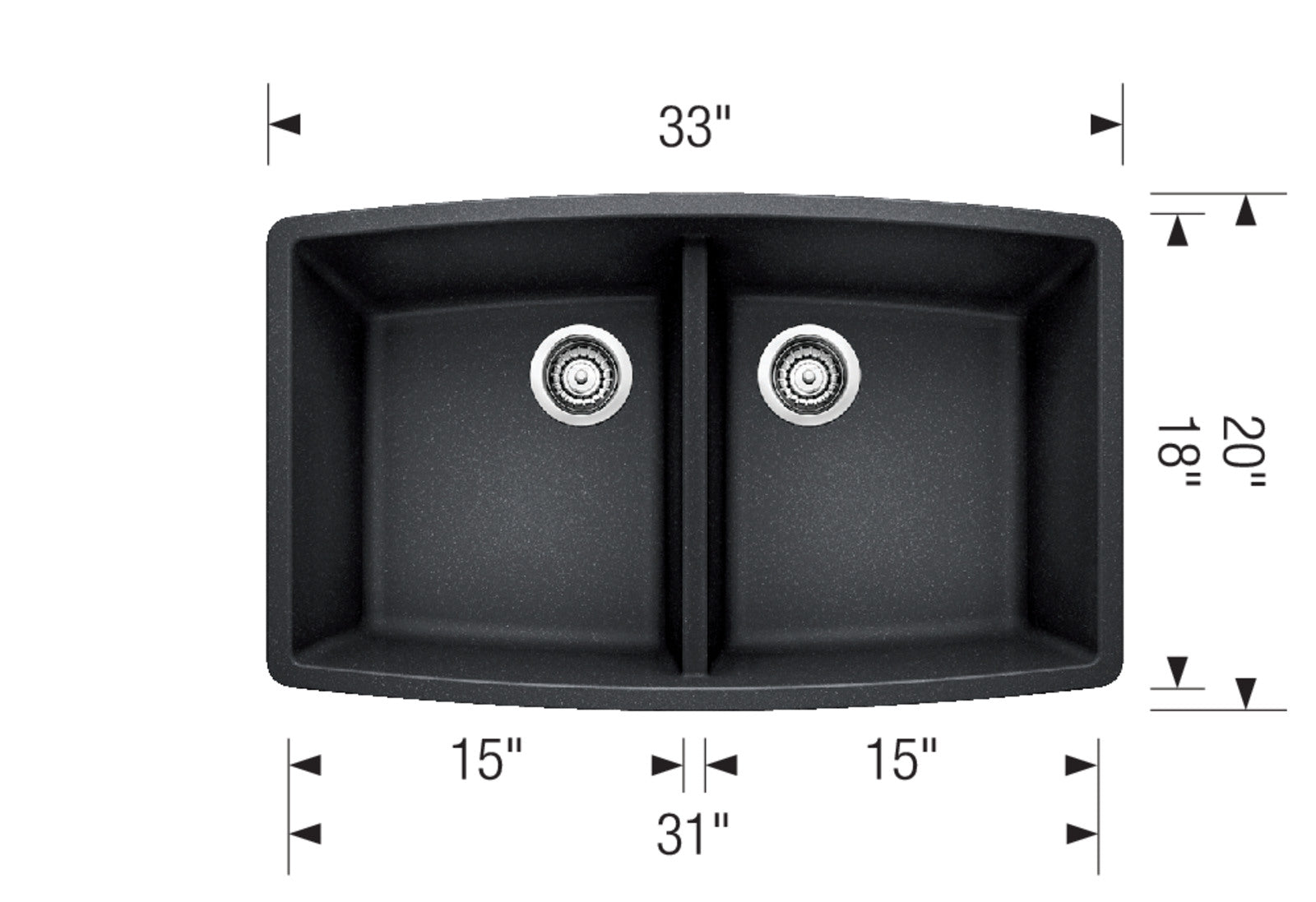 anthracite sink