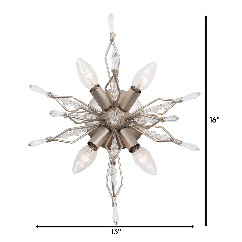 gold dust wall mount light