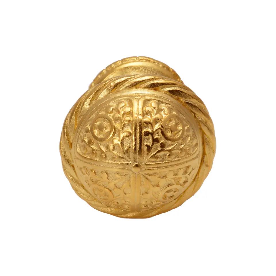 gilded mercury cabinet knob