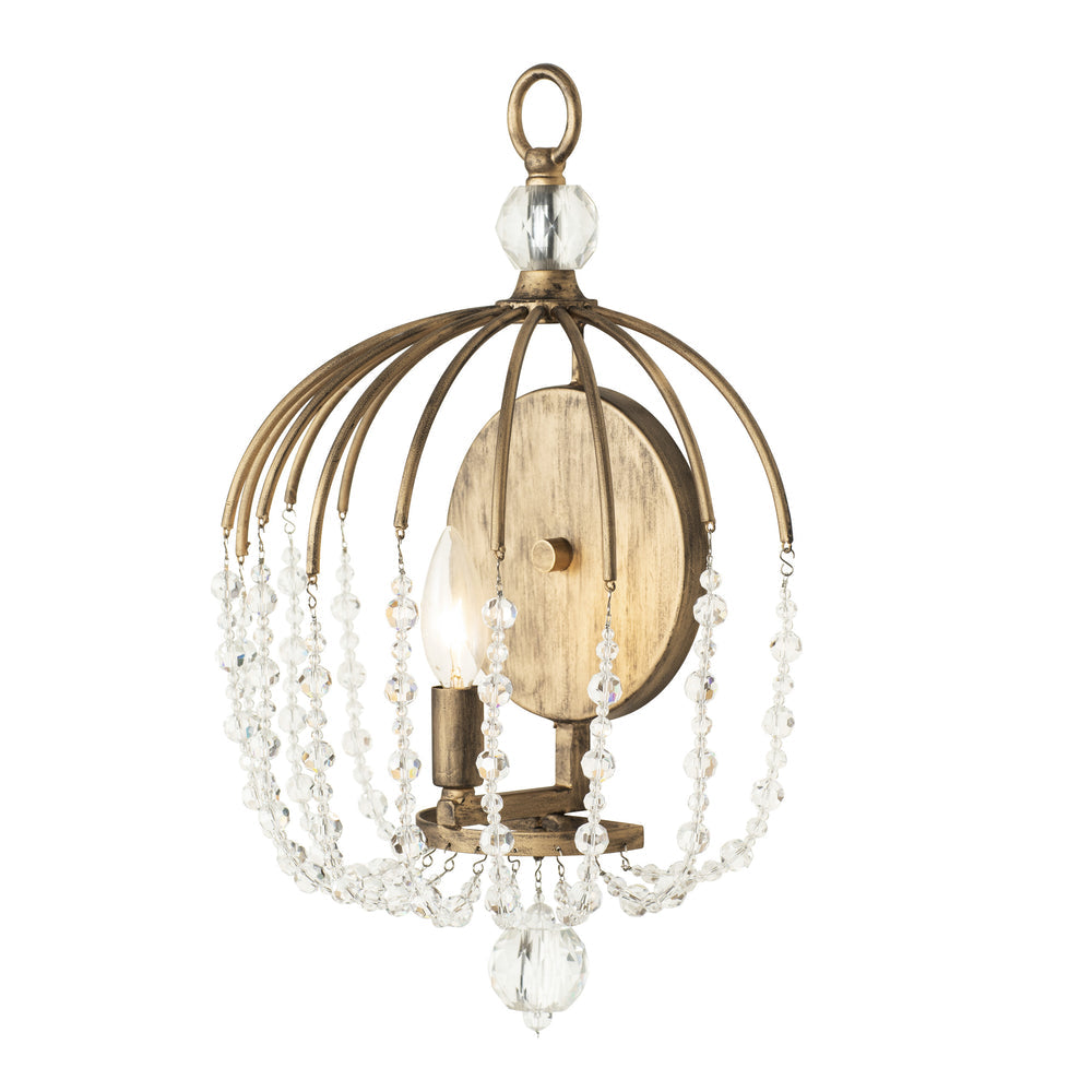 havana gold wall mount light