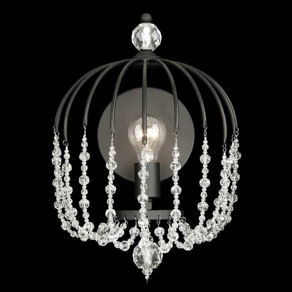 Varaluz Voliere 1-Light Crystal Wall Sconce