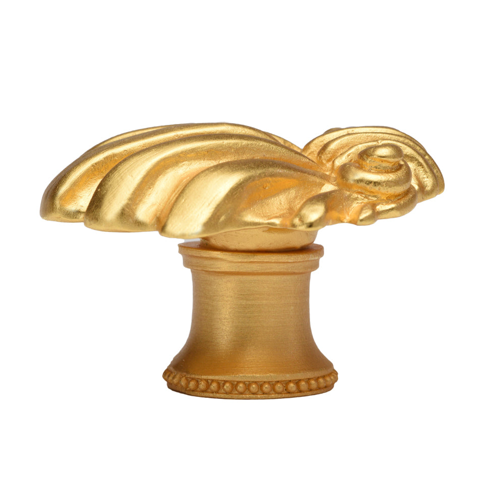 satin gold knob