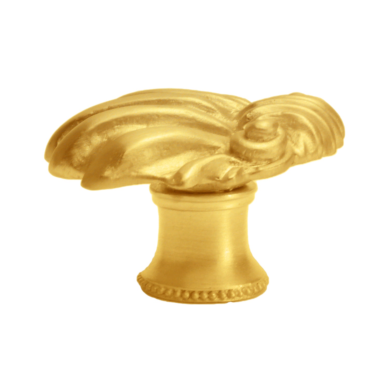 satin gold knob