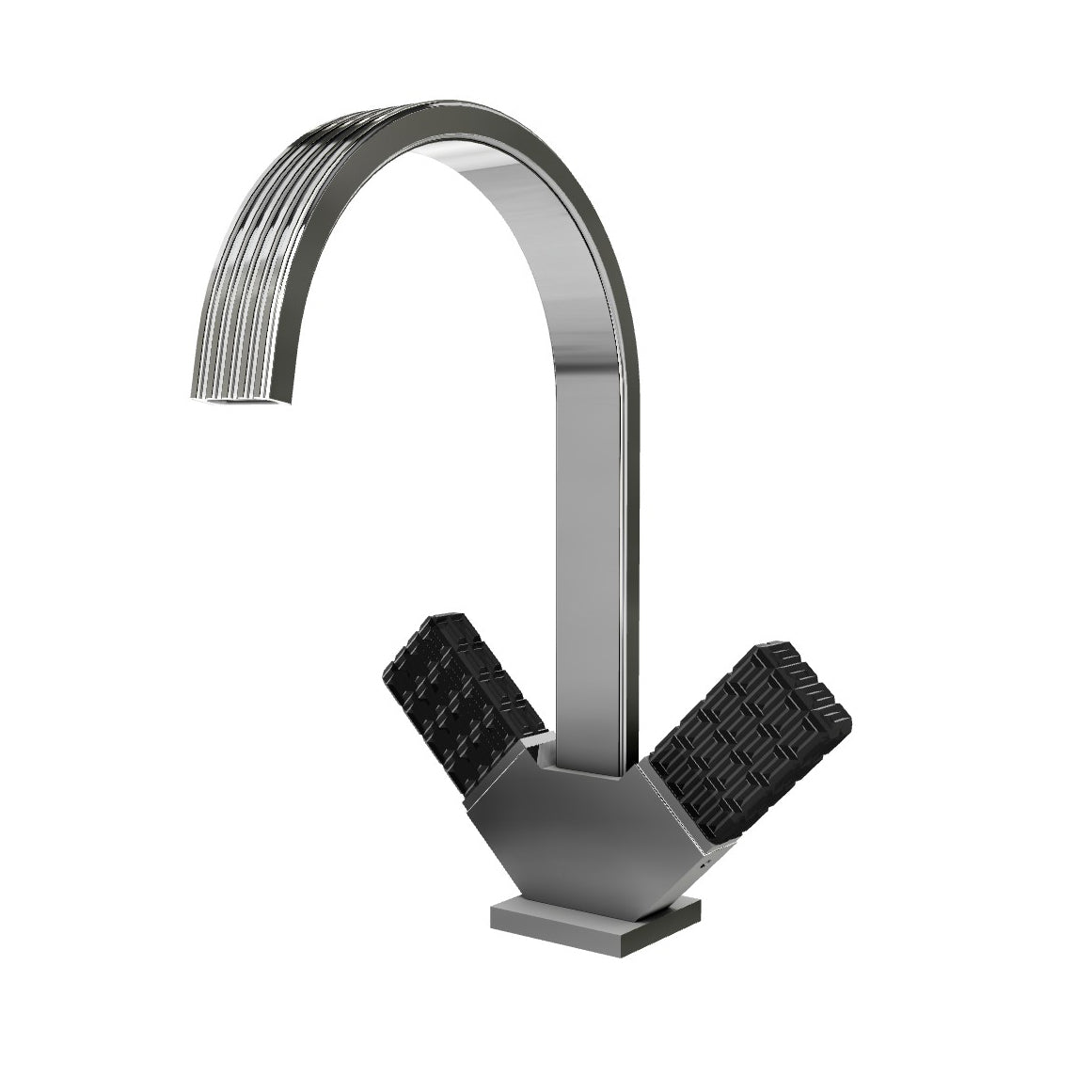 Aquabrass Tosca Single Hole 2 Handles Lavatory Faucet