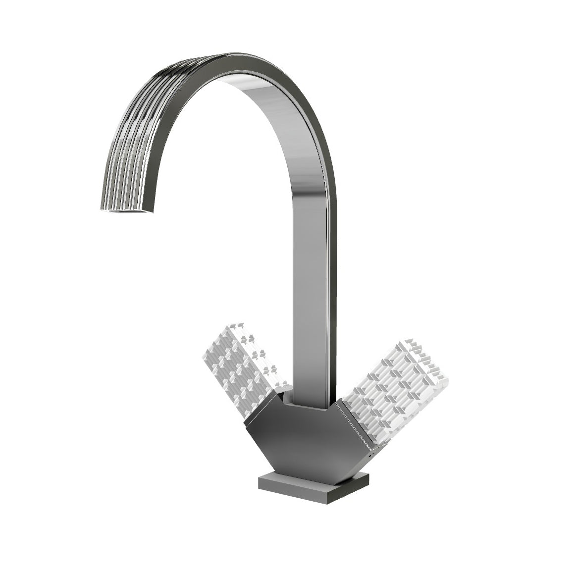 Aquabrass Tosca Single Hole 2 Handles Lavatory Faucet