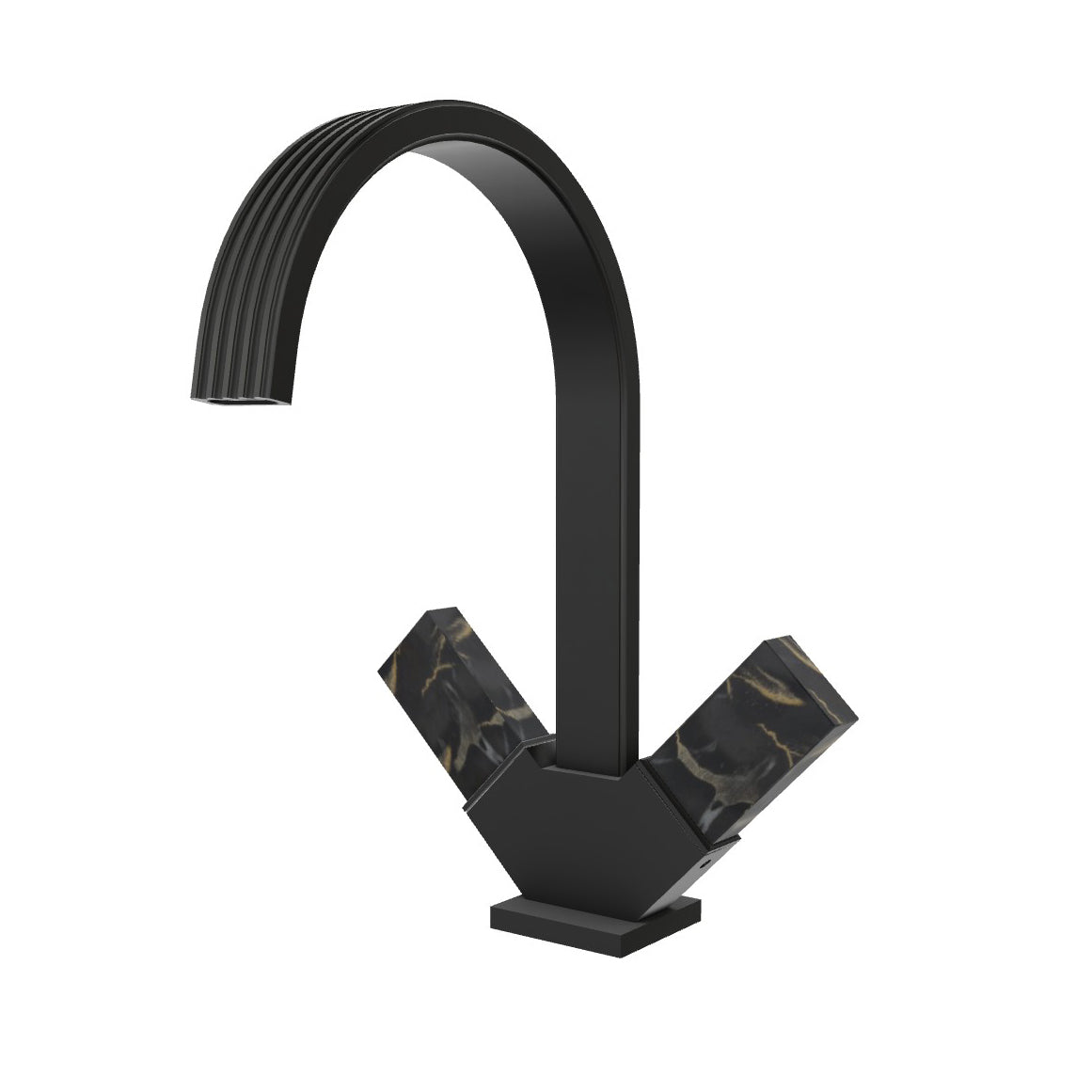 Aquabrass Tosca Single Hole 2 Handles Lavatory Faucet