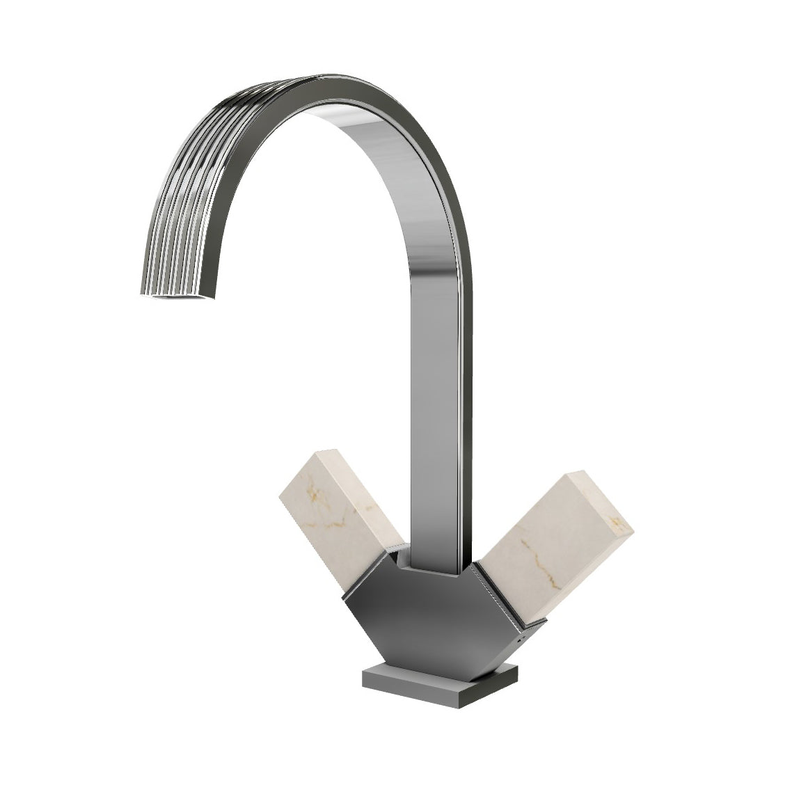 Aquabrass Tosca Single Hole 2 Handles Lavatory Faucet