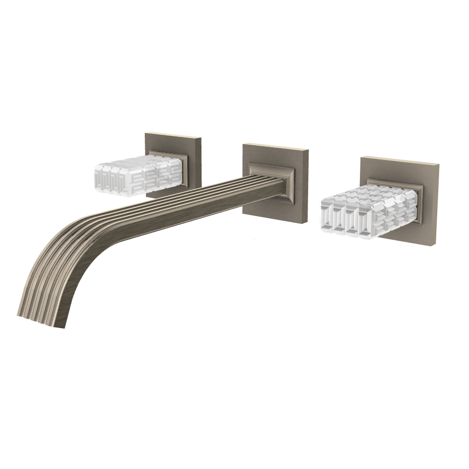Aquabrass Tosca Wall 8" Lavatory Faucet - Trim Only