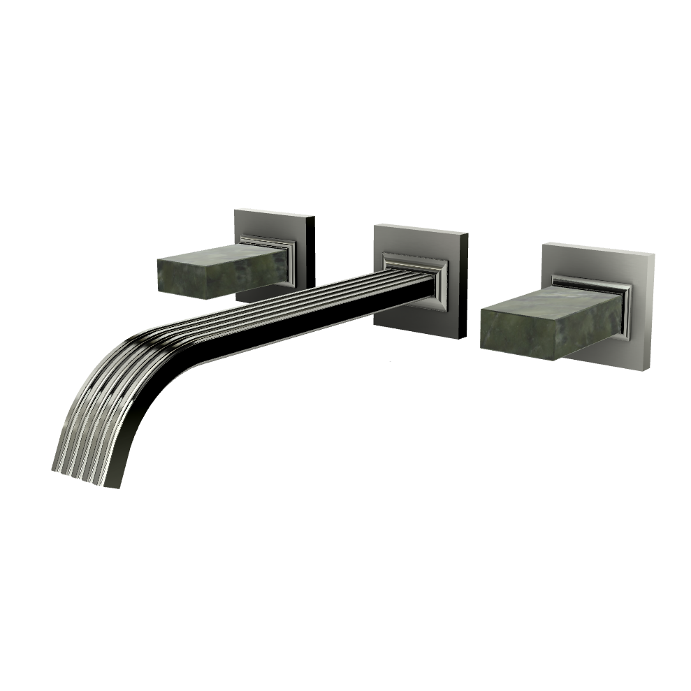 Aquabrass Tosca Wall 8" Lavatory Faucet - Trim Only
