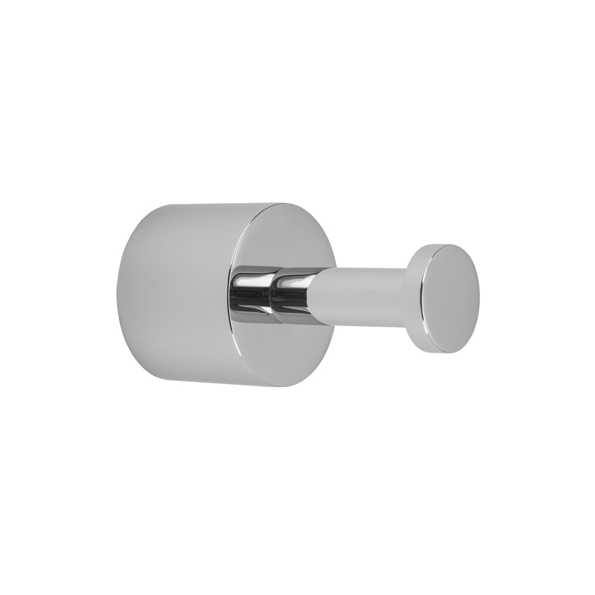 polished chrome robe hook