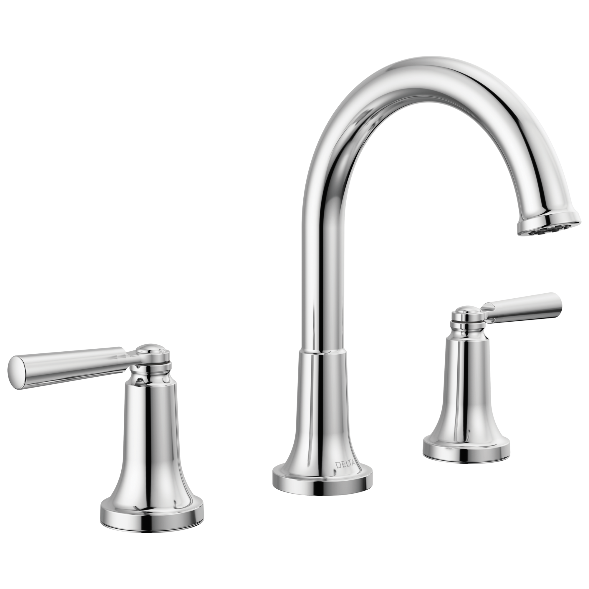 chrome bathroom faucet