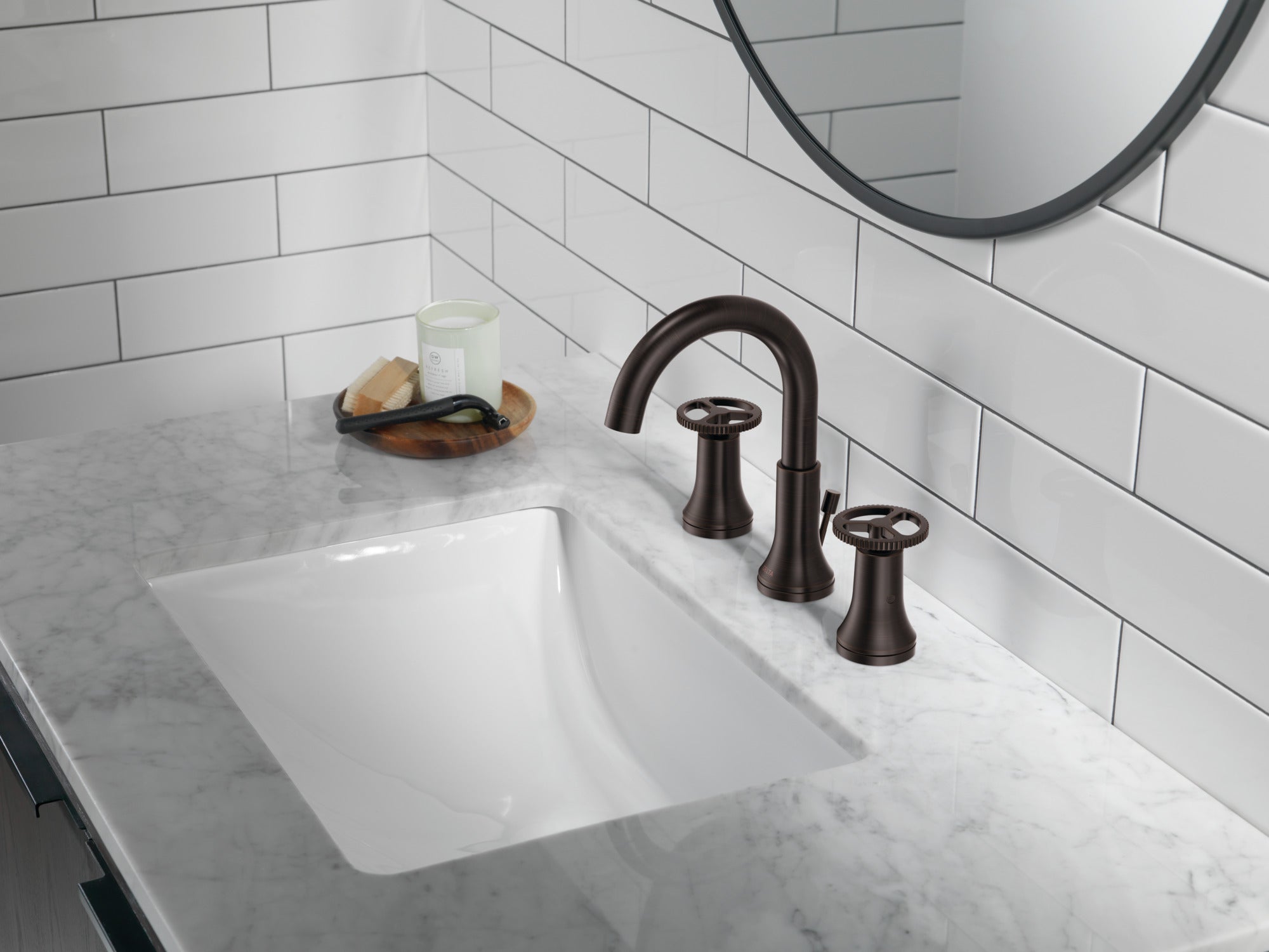 venetian bronze bathroom faucet