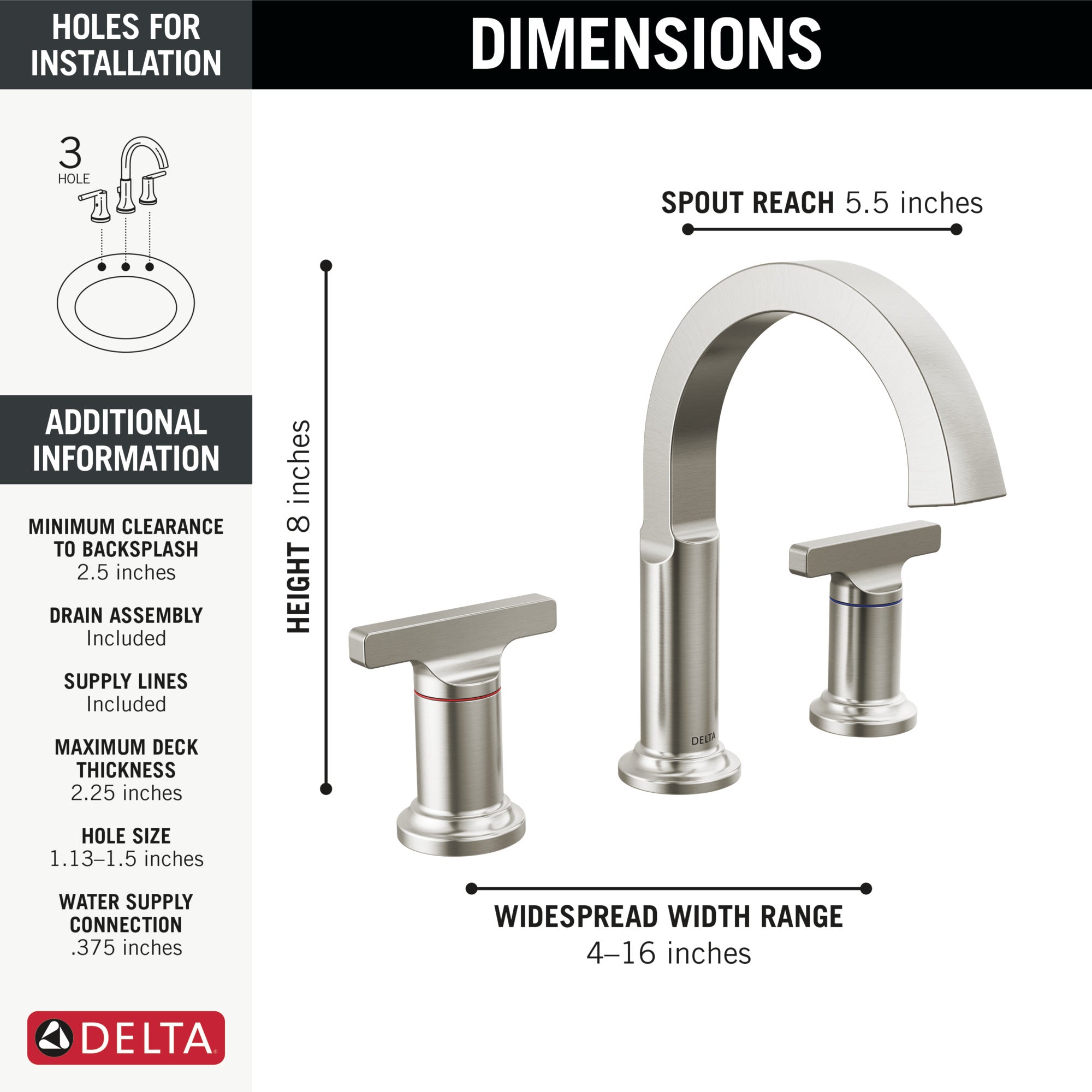 lumicoat stainless bathroom faucet