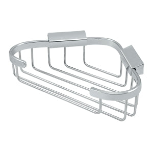 polished chrome wire basket