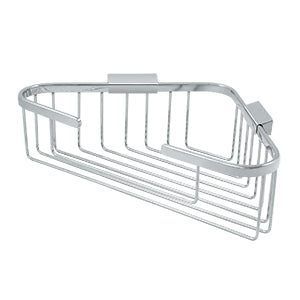 polished chrome wire basket