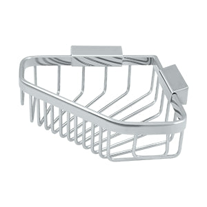 polished chrome wire basket