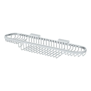 polished chrome wire basket