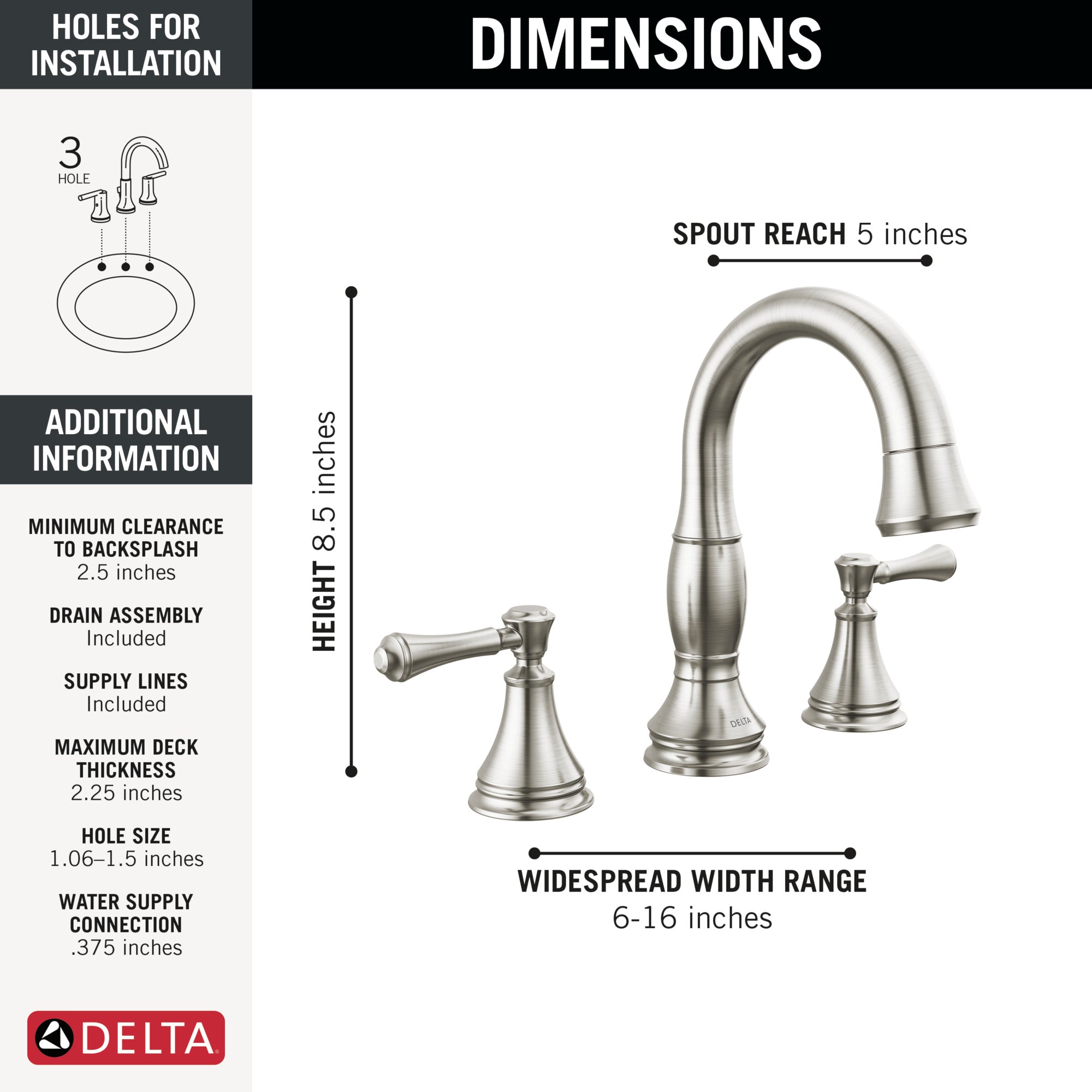 stainless bathroom faucet