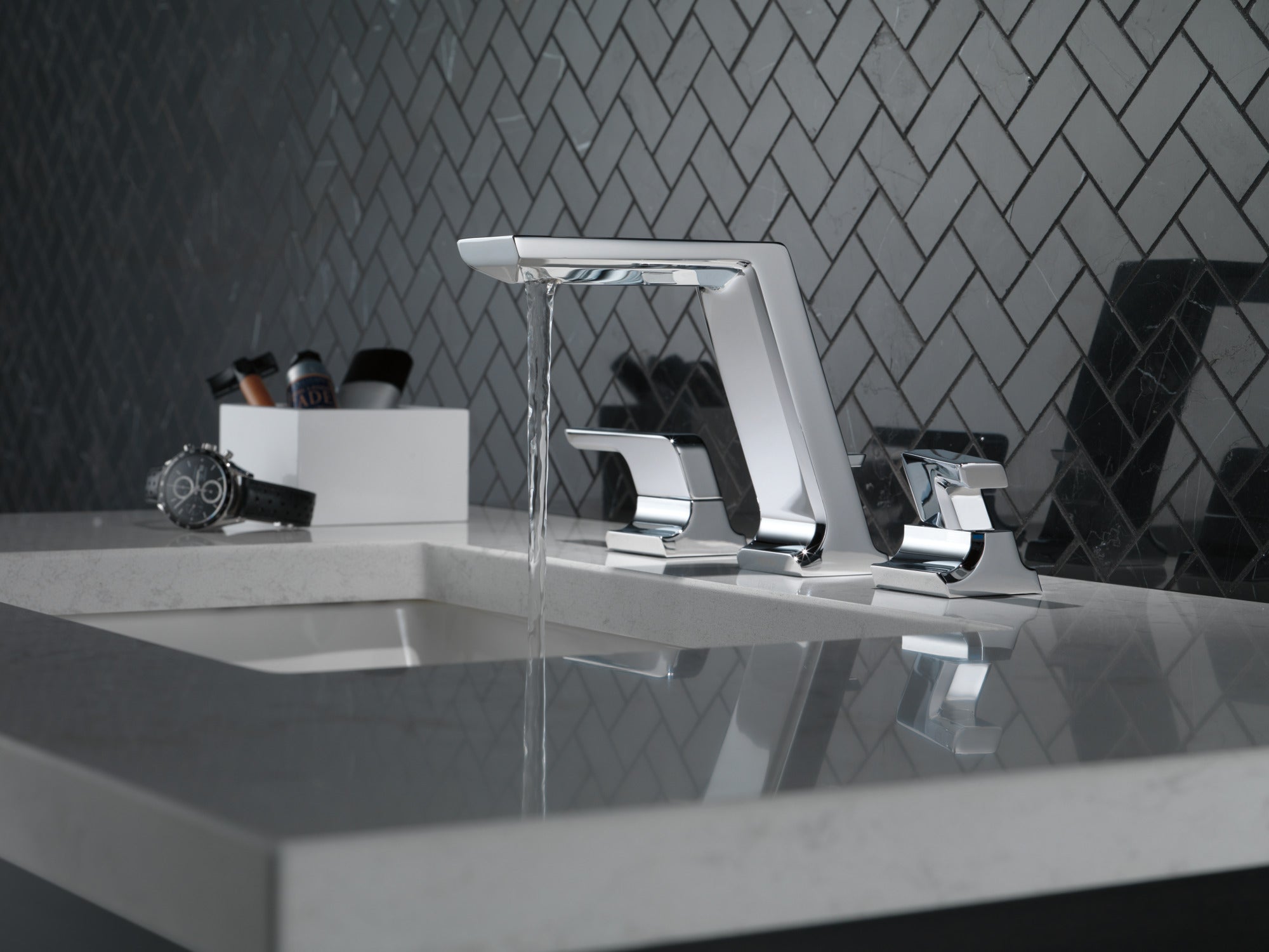 lumicoat chrome bathroom faucet